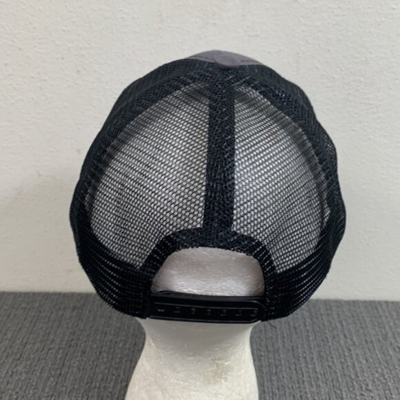 MSI Trucker Hat Adjustable Gray Black Mesh Back Snapback Baseball Cap Mens - Picture 8 of 13